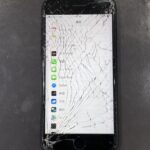 【ガラス割れ】iPhoneのガラス割れは早めに修理しましょう！スマップル熊本店では約30分で修理！