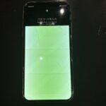 【iPhoneXの画面修理】ポケットから落としてしまって画面が緑色になってしまった！