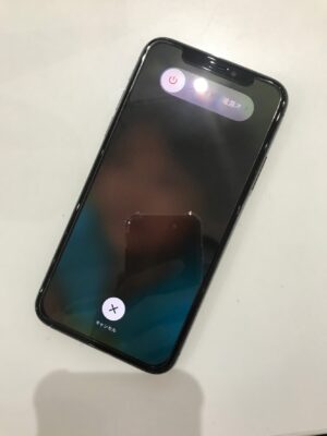 画面修理後のiPhoneX